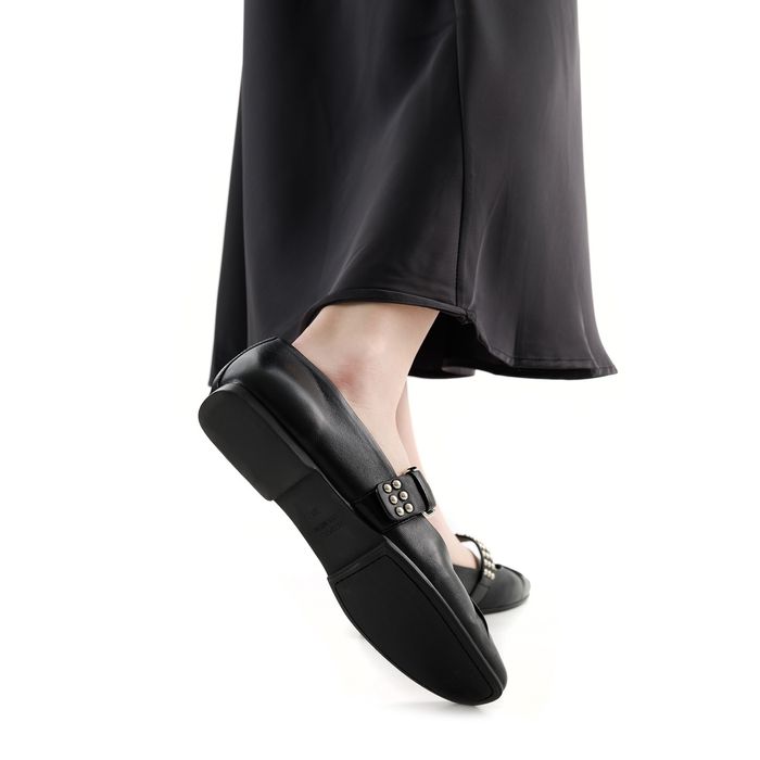 Чёрные балетки Respect Premium IS75-191604