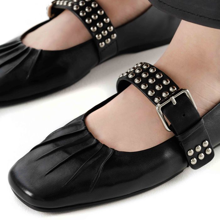 Чёрные балетки Respect Premium IS75-191604