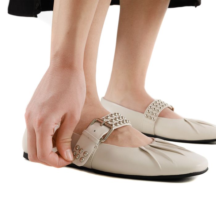 Белые балетки Respect Premium IS75-191603