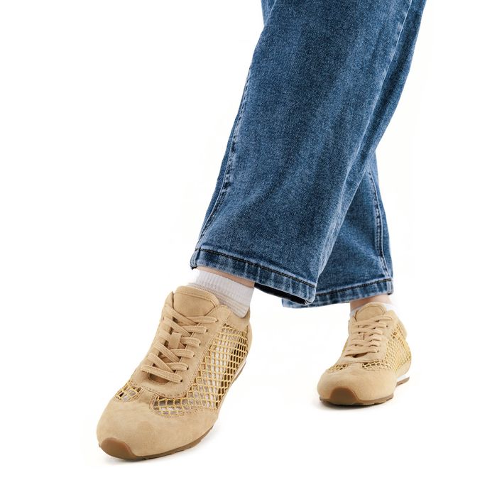 Бежевые кроссовки Respect Premium IS53-191582