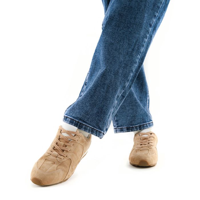 Бежевые кроссовки Respect Premium IS73-191585