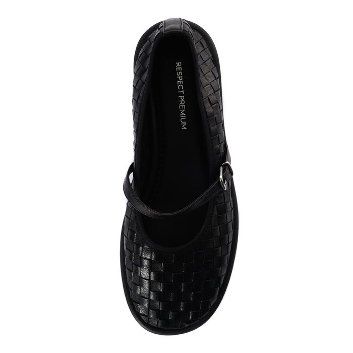 Чёрные балетки Respect Premium IS75-185639