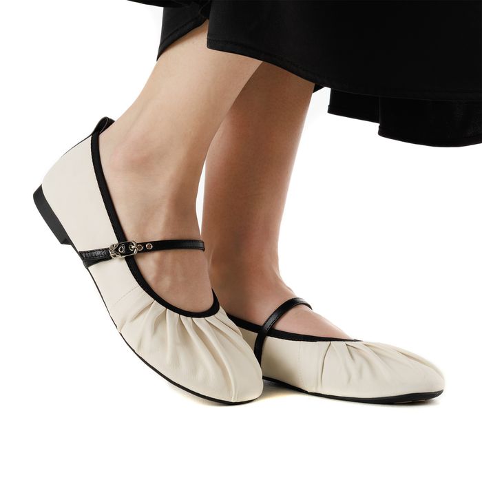 Белые балетки Respect Premium IS75-185645