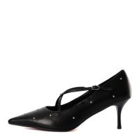 Respect Premium қара, биік өкшелі туфлилері IS75-185651