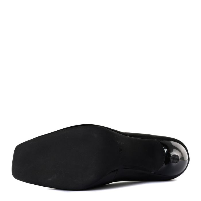 Respect қара биік өкшелі туфлилері SS75-186404