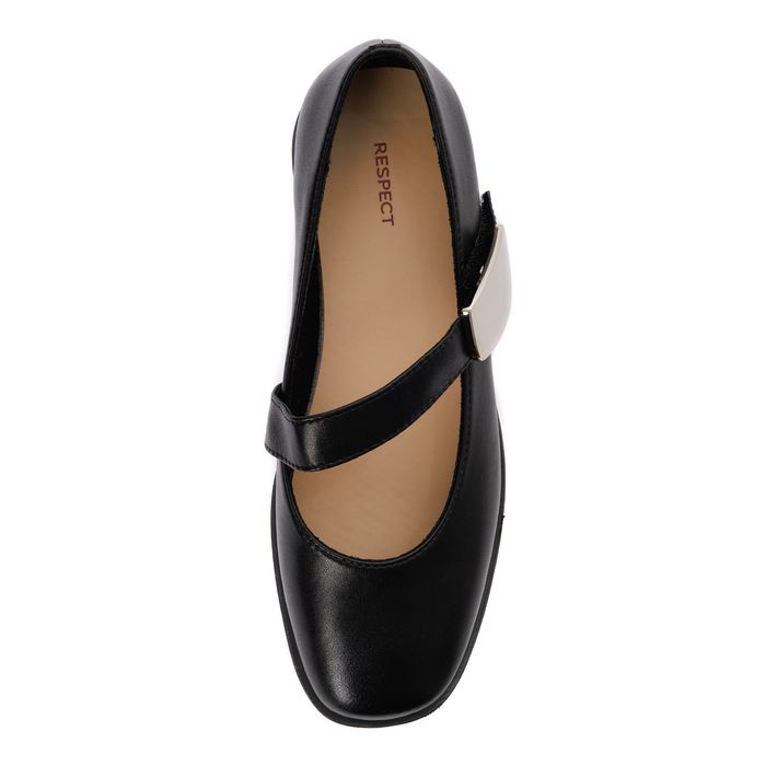 Чёрные балетки RESPECT VK75-188712