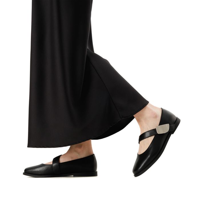 Чёрные балетки RESPECT VK75-188712