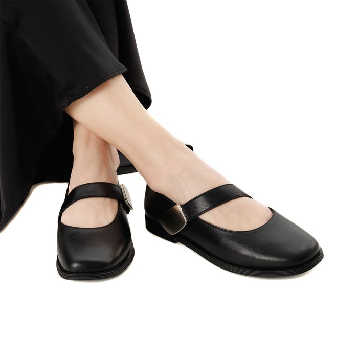 Чёрные балетки RESPECT VK75-188712