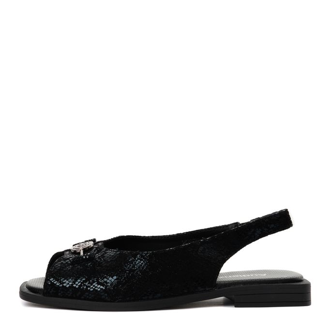 Audienz қара туфлиөкшесі ашық и носком