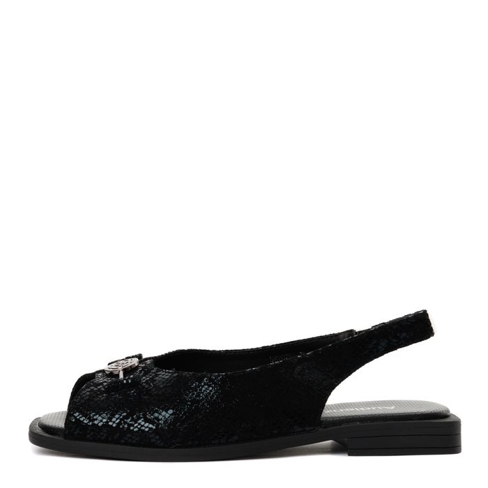 Audienz қара туфлиөкшесі ашық и носком DE20791-WL