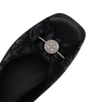 Audienz қара туфлиөкшесі ашық и носком DE20791-WL