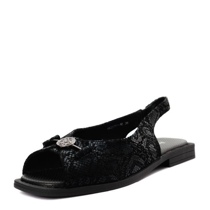 Audienz қара туфлиөкшесі ашық и носком DE20791-WL