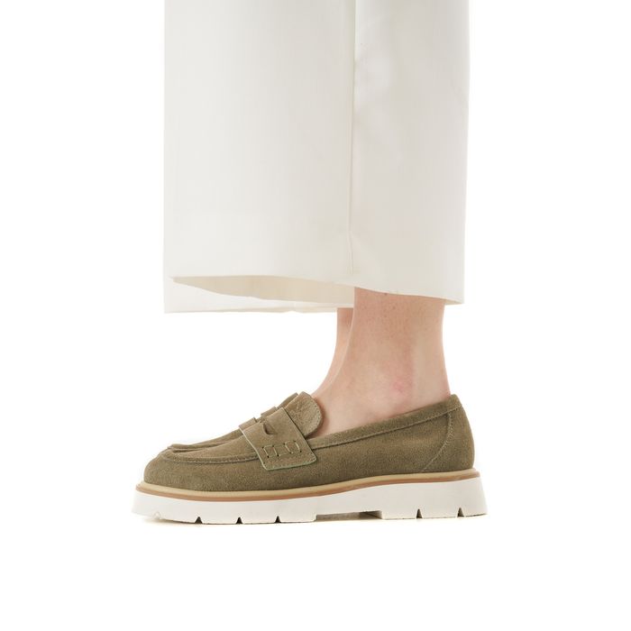 Respect хаки лоферлері VK73-189253