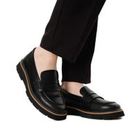 Respect қара лоферлері VK73-189256