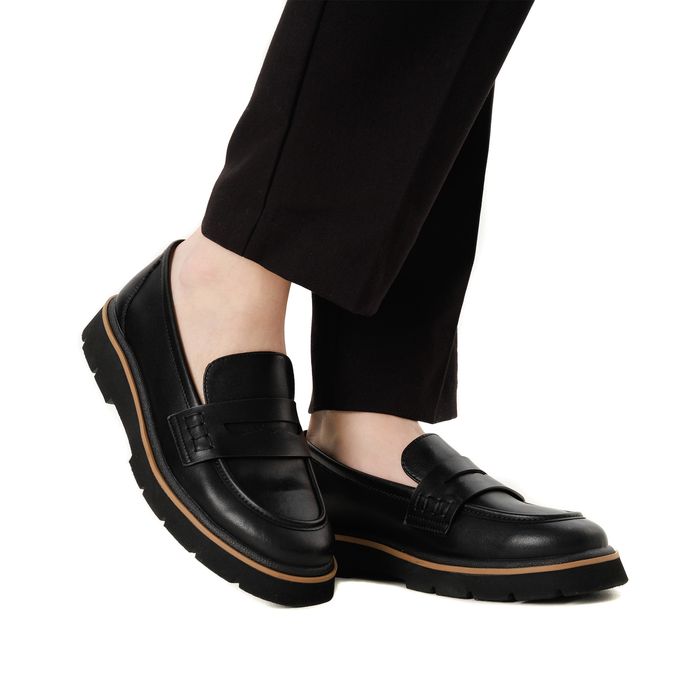 Respect қара лоферлері VK73-189256