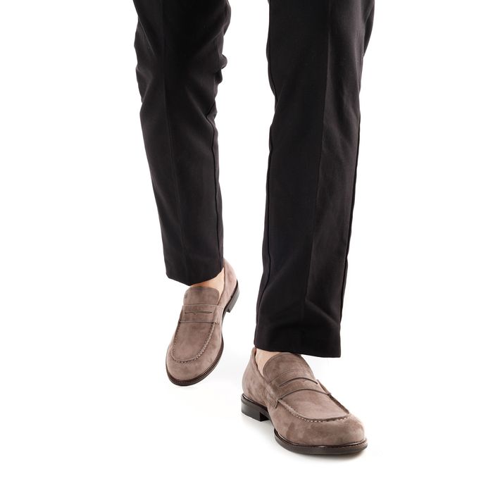 Серые лоферы Respect Premium VS83-190976