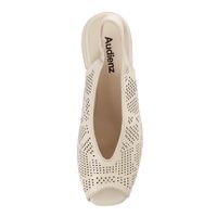 Audienz ақ туфлиөкшесі ашық и носком DE20564-WL