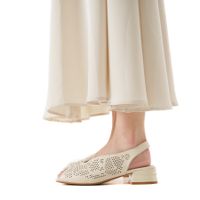 Audienz ақ туфлиөкшесі ашық и носком DE20564-WL