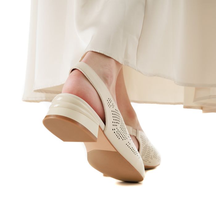 Audienz ақ туфлиөкшесі ашық и носком DE20564-WL