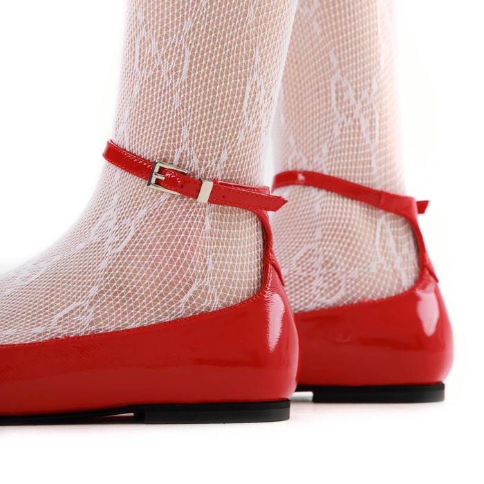 Красные балетки Respect VS75-189932