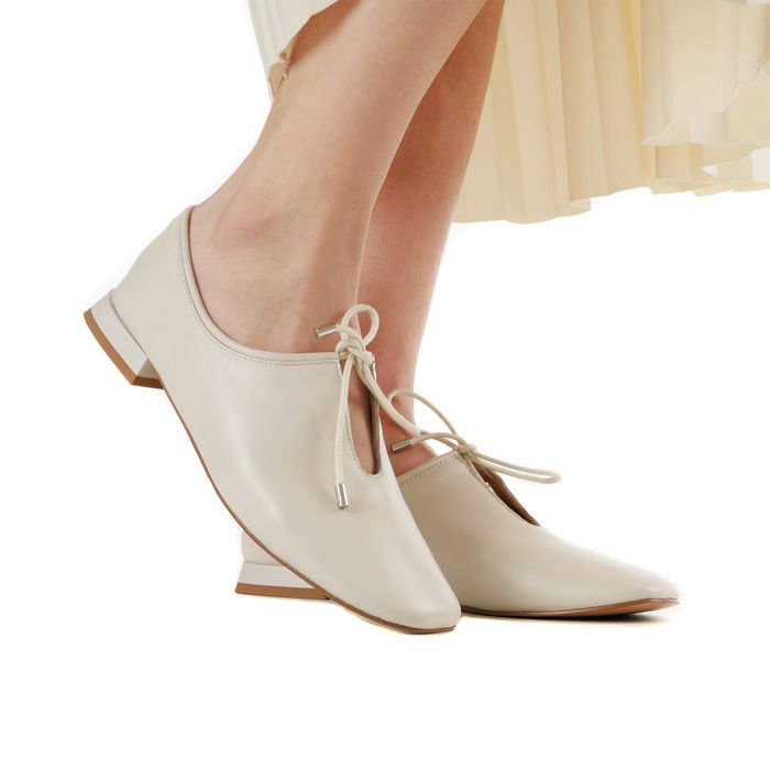 Белые туфли закрытые Respect Premium VS73-185982