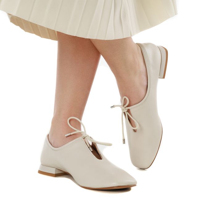 Белые туфли закрытые Respect Premium VS73-185982