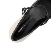 Respect ақ биік өкшелі туфліері VS75-186018