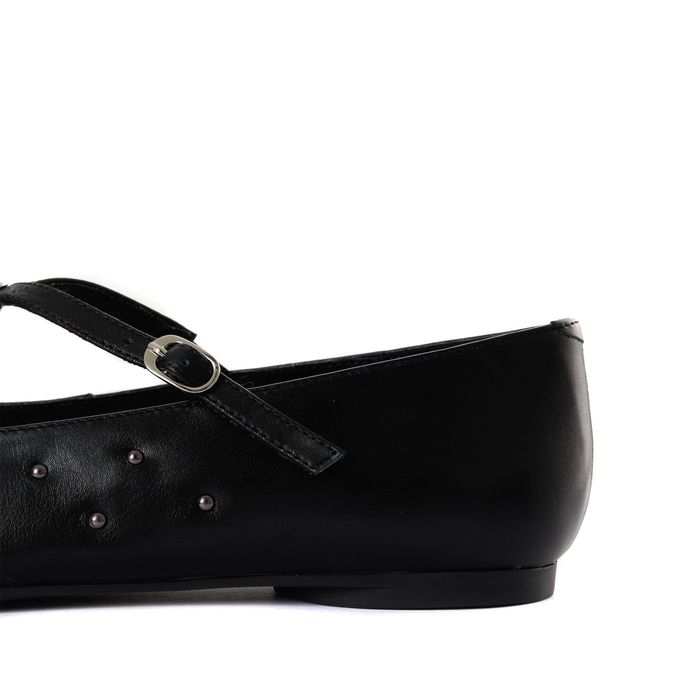 Respect қара биік өкшелі туфлилері VS75-187053