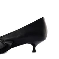 Respect қара биік өкшелі туфлилері VS55-187043