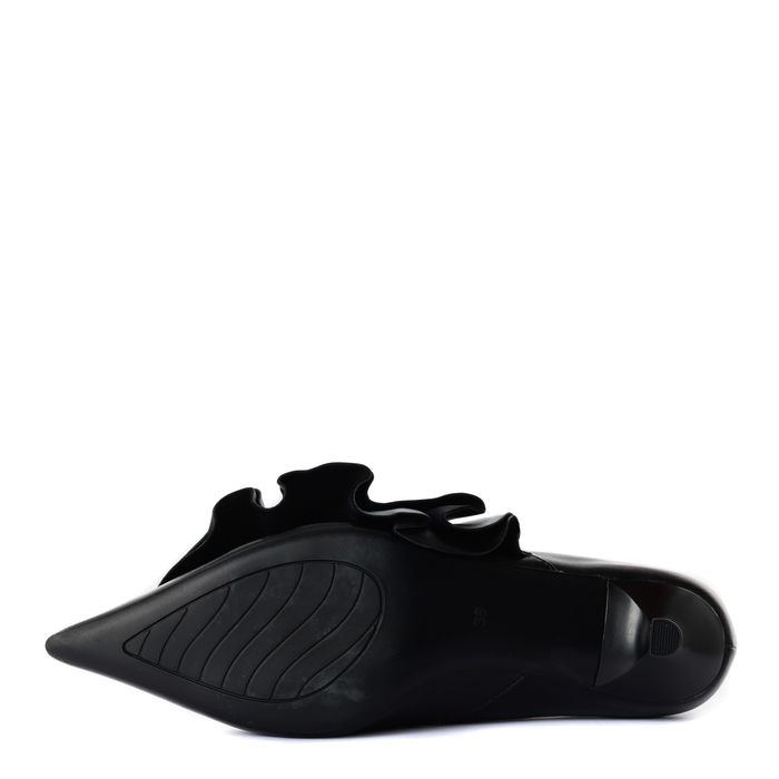 Respect қара биік өкшелі туфлилері VS55-187043