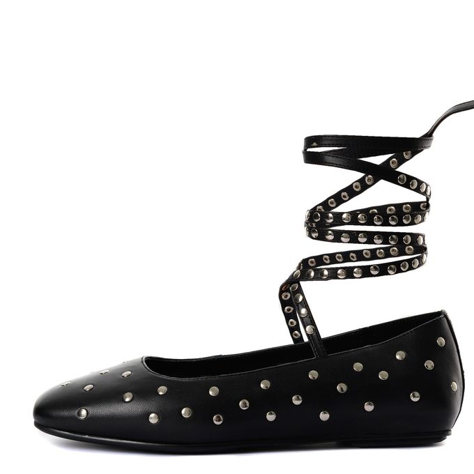 Чёрные балетки RESPECT