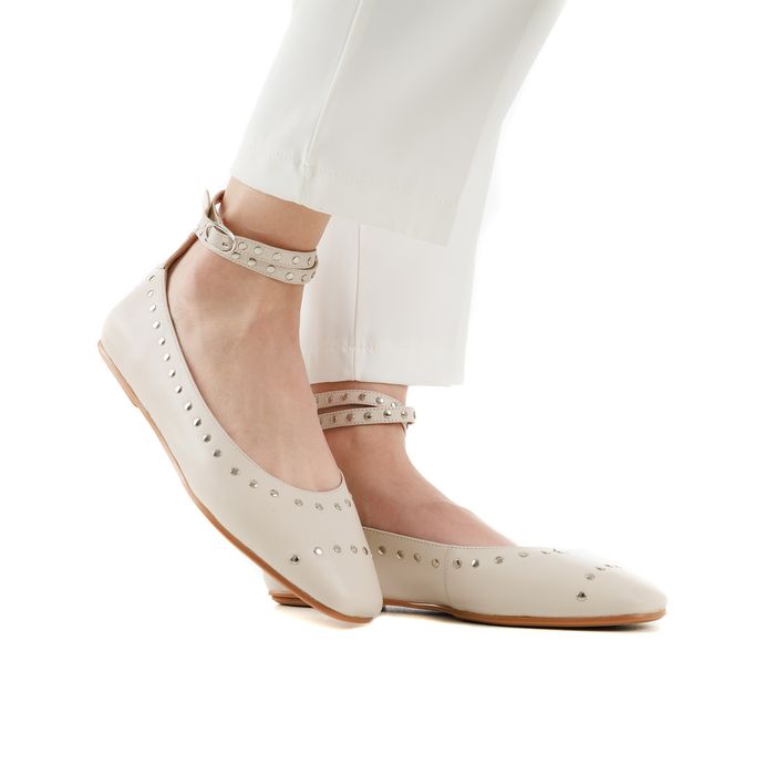 Белые балетки Respect VS75-187066