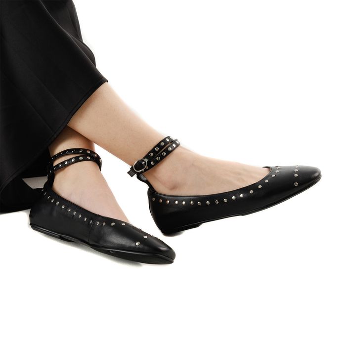 Чёрные балетки RESPECT VS75-187065