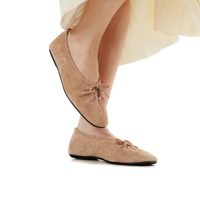 Бежевые балетки Respect VS75-187074
