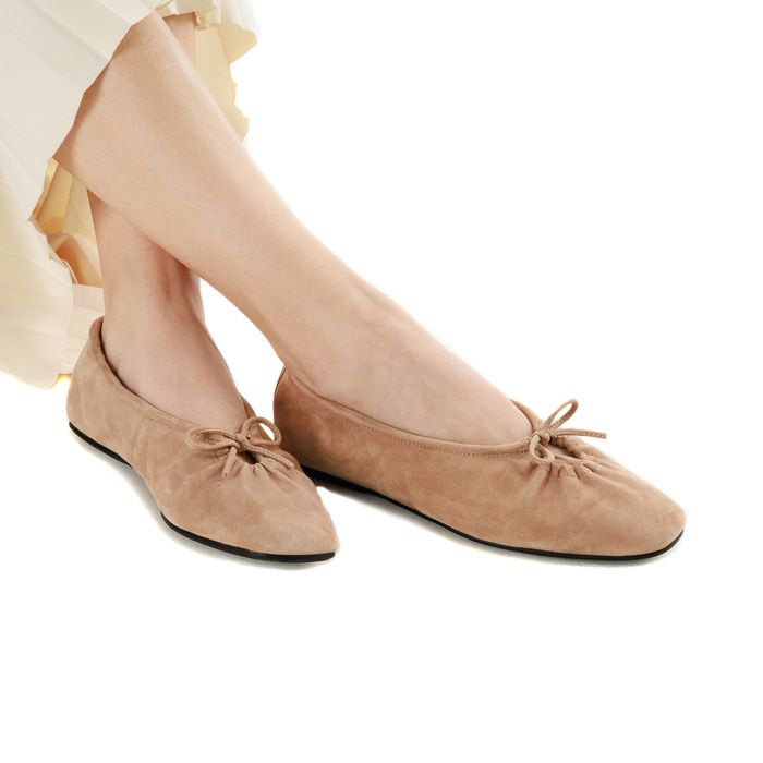Бежевые балетки Respect VS75-187074