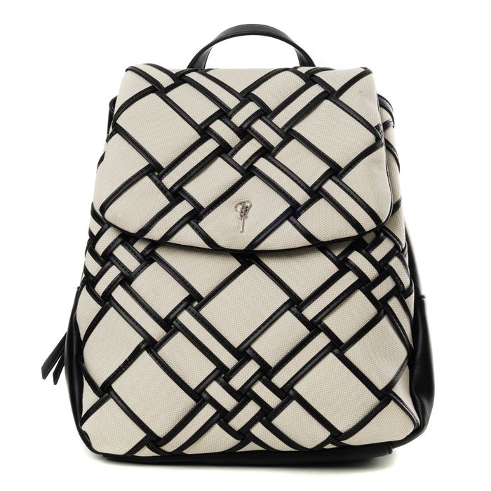 Чёрно-белый рюкзак Portofiano 114-122-31-4