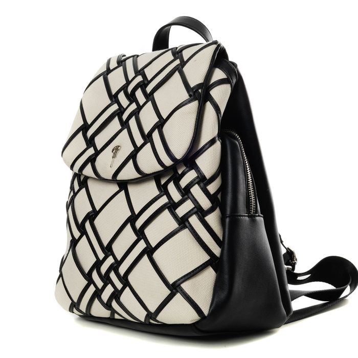 Чёрно-белый рюкзак Portofiano 114-122-31-4