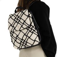 Чёрно-белый рюкзак Portofiano 114-122-31-4