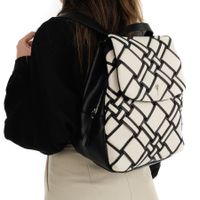 Чёрно-белый рюкзак Portofiano 114-122-31-4