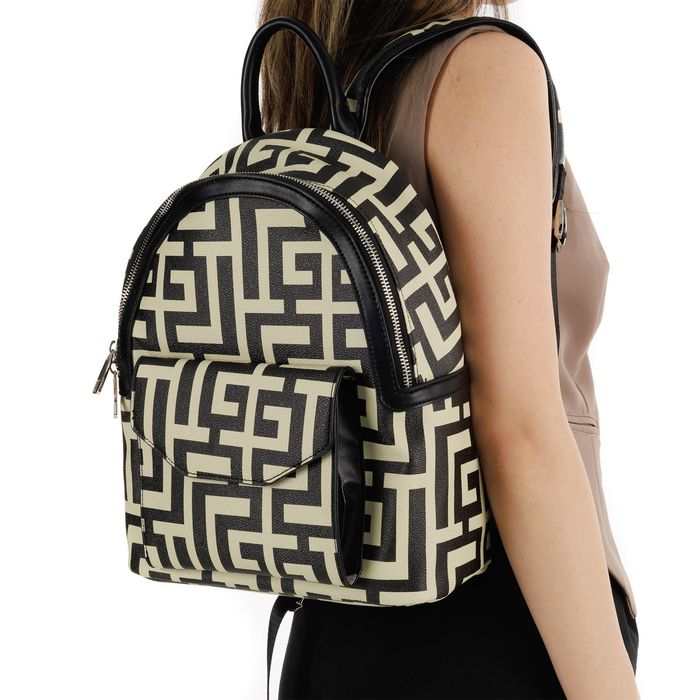 Чёрно-белый рюкзак Portofiano 114-158-31-4