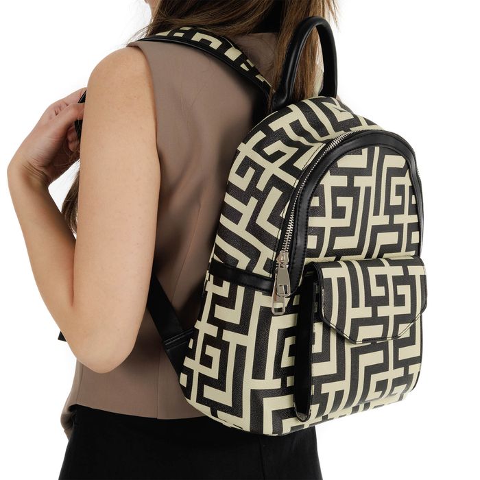 Чёрно-белый рюкзак Portofiano 114-158-31-4