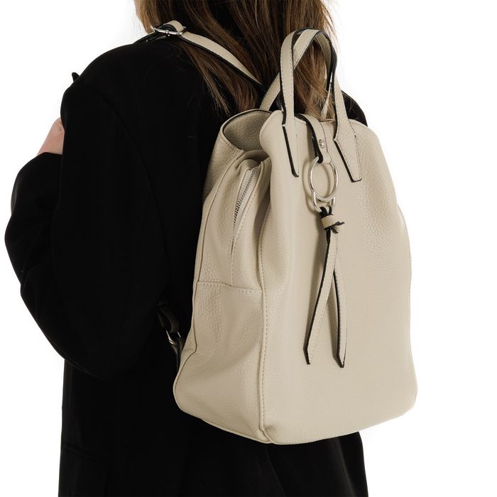 Белый рюкзак Portofiano 114-152-39-4