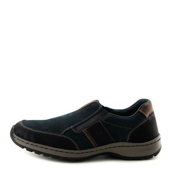 Синие полуботинки Rieker 03356-15