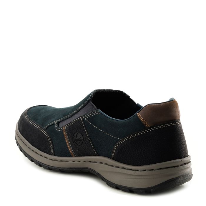 Синие полуботинки Rieker 03356-15