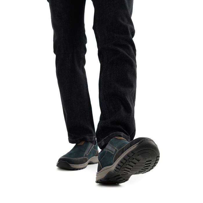 Синие полуботинки Rieker 03356-15