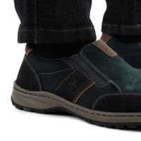 Синие полуботинки Rieker 03356-15