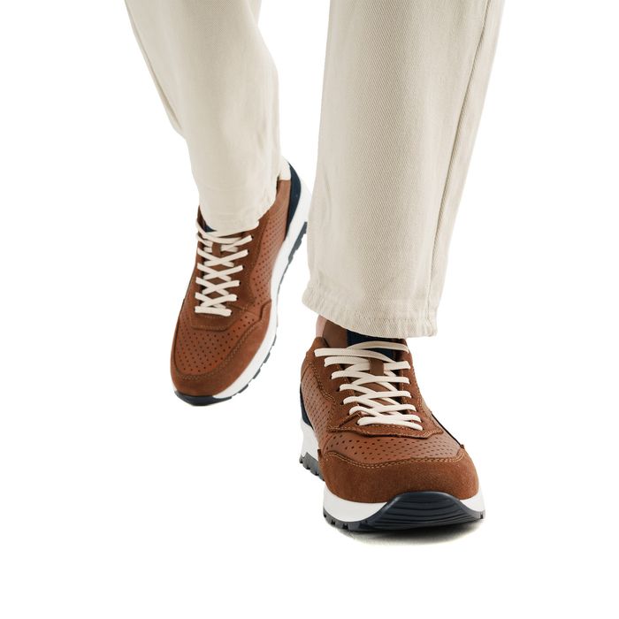 Коричневые кроссовки Rieker 15123-24