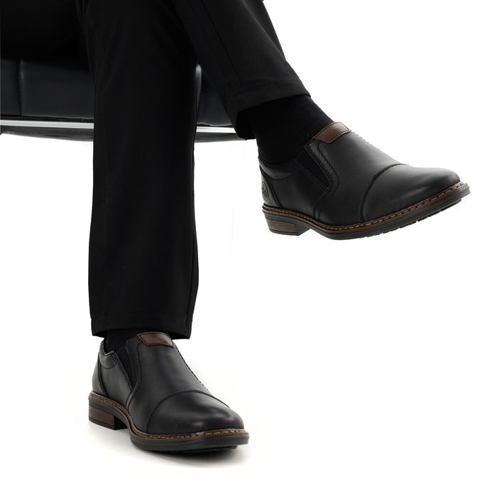 Rieker қара жартылай бәтеңкелері 17659-00