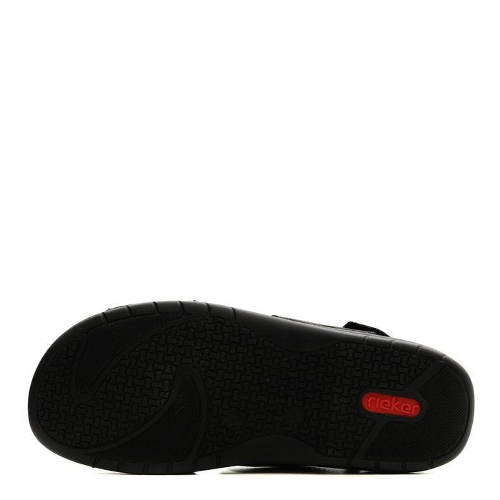 Чёрные сандалии Rieker 25558-01
