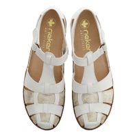 Rieker ақ ашық табанды туфлилері 45869-81